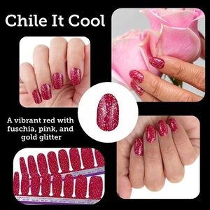 Color Street Nail Polish Strips: Chile It Cool